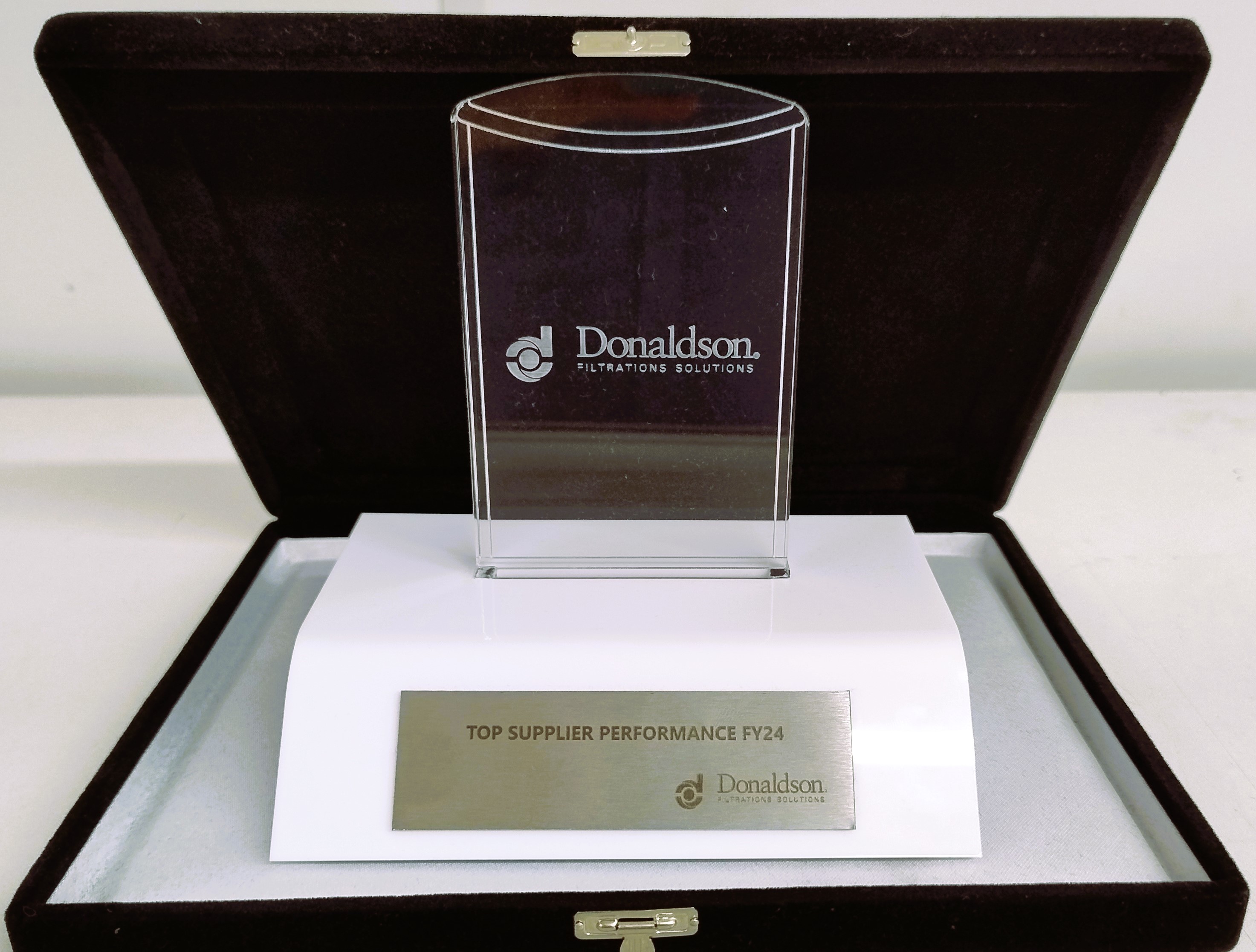 Trofeo Donaldson Top Supplier Performance FY24